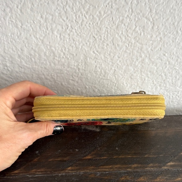 Fossil Yellow and Red Floral Wallet - Picture 3 of 4